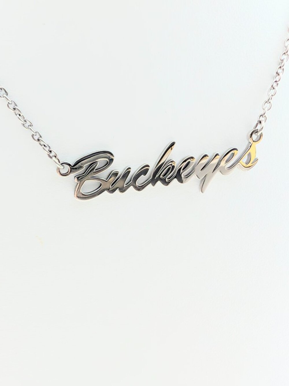 NEW Sterling Silver Buckeyes Necklace